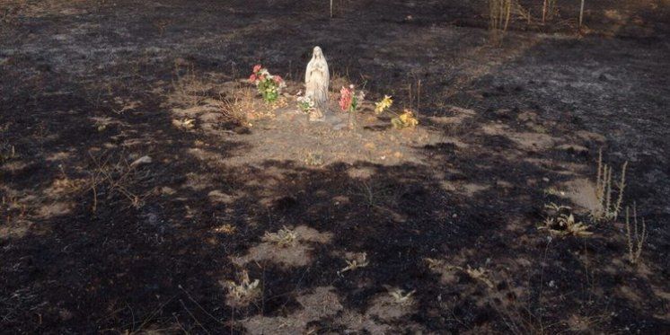 Gospin kip ostao je netaknut nakon požara u vojnoj bazi u Španjolskoj
