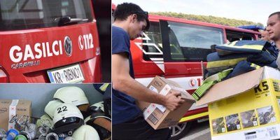 ‘MI SMO BRAĆA. BRIGA NAS ZA POLITIKU I PIRANSKI ZALJEV’: Slovenski vatrogasci donirali dvije i pol tone opreme kolegama u Tisnom