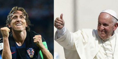 VELIKO PRIZNANJE Luka Modrić osvojio “Krpenu” loptu koju je blagoslovio Papa Franjo