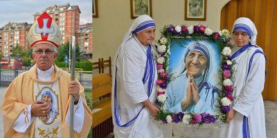 Biskup Sudar predvodio Misu na blagdan sv. Majke Terezije u njenoj rodnoj župi u Skopju