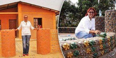KROV NAD GLAVOM ZA NAJUGROŽENIJE Odvjetnica iz Bolivije ne baca stare plastične boce, već od njih gradi kuće za siromašne