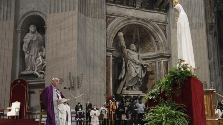 Papa: Čin posvete Bezgrješnom Srcu Marijinu gesta je potpunog povjeravanja djece u nevolji