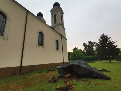 Nevrijeme oštetilo crkvu i samostan u Tolisi