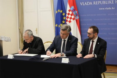 VIDEO Potpisan sporazum za stadion Maksimir i objekte Katoličke Crkve u Gradu Zagrebu