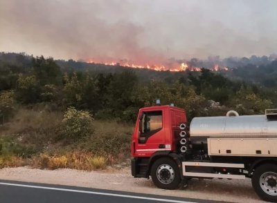 POŽAR NA KRIŽEVCU