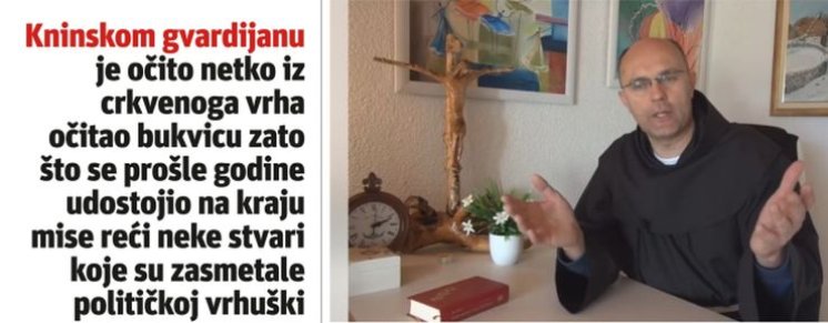Fra Mario Knezović komentirao misi u Kninu: “Dogodilo se nešto nedopustivo”