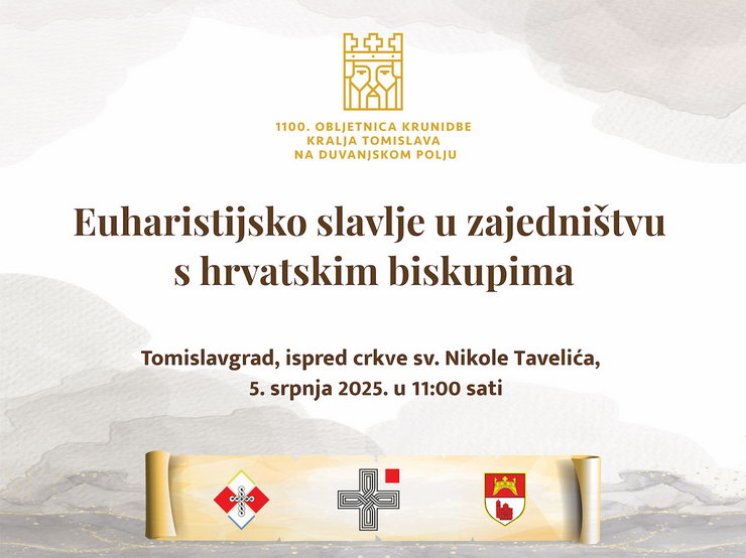 Euharistijsko slavlje u zajedništvu s hrvatskim biskupima u povodu 1100. obljetnice Hrvatskoga Kraljevstva