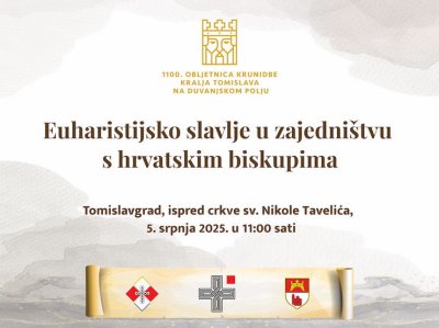 Euharistijsko slavlje u zajedništvu s hrvatskim biskupima u povodu 1100. obljetnice Hrvatskoga Kraljevstva