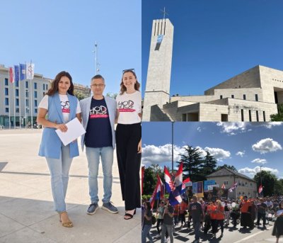 Ove subote Hod za život u Kninu: Zastava se zavijorila na zvoniku crkve