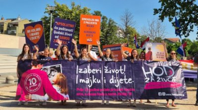 Hod za život, obitelj i Hrvatsku održan u Kninu