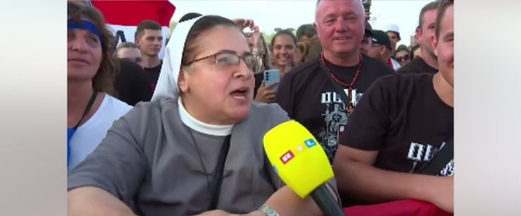 Časna sestra Cecilija iz prvog reda na Thompsonovom koncertu poručila: &#039;Neka vide da nas ima&quot;