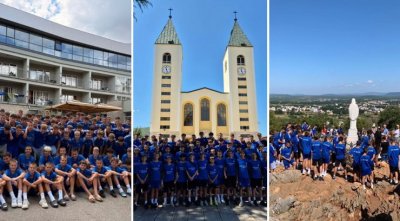 Nogometaši iz Zagreba u Međugorju: Osobne molitve, riječi zahvale i molitva za uspješnu sezonu