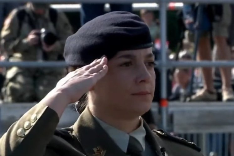 Natporučnica Mihaela Živković, ‘zvijezda’ mimohoda: Prije početka u sebi sam molila krunicu