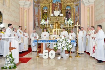 Proslavljena zlatna Misa preč. Đure Saboleka u Vukovini!