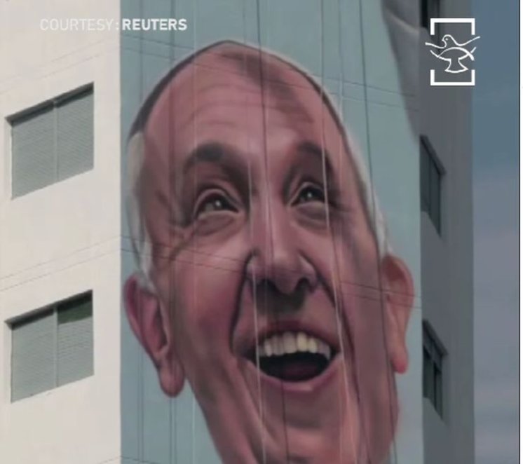 Najveći mural na svijetu posvećen papi Franji otkriven u Argentini