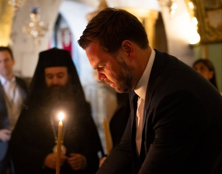 Potpredsjednik SAD-a JD Vance sudjelovao na misi u Bazilici Svetoga groba u Jeruzalemu