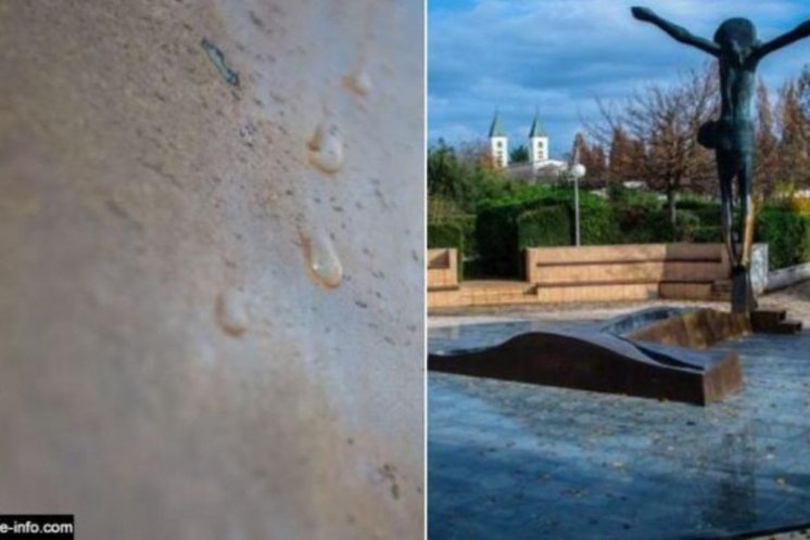 Znak u vremenu: Suza s kipa Uskrsloga i Gospine poruke za naš narod