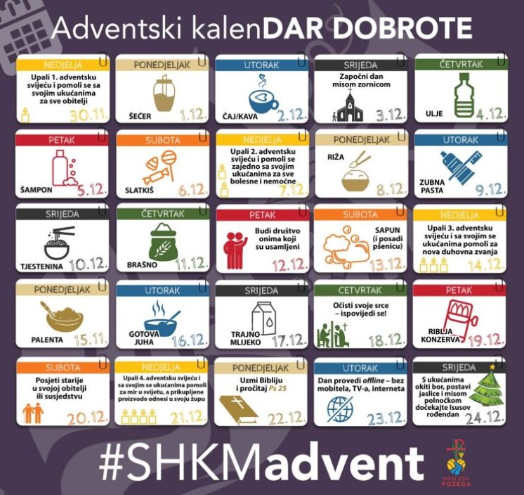 Uključite se u „adventski kalenDAR“ i uljepšajte nekome Božić!