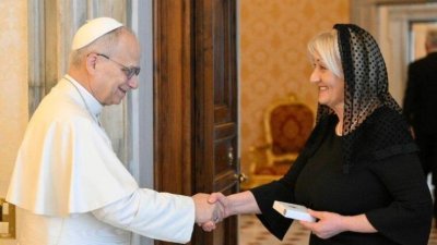 Papa primio predsjedateljicu Vijeća ministara Bosne i Hercegovine