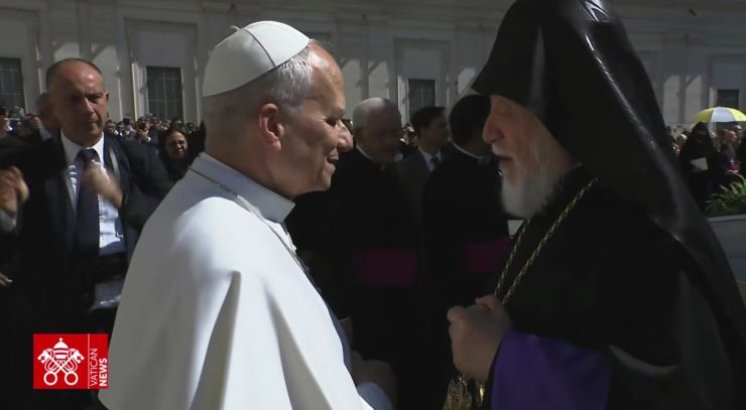 Papa Lav XIV. katolikosu Aramu I.: Molimo za mir u Libanonu i na Bliskom istoku