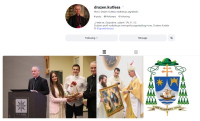 Otvorena službena Facebook stranica i Instagram profil nadbiskupa Dražena Kutleše