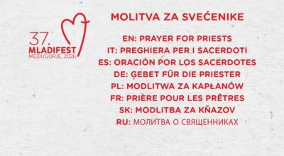 IZAZOV 5. dana: MOLITVA ZA SVEĆENIKE