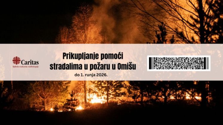 Prikupljanje pomoći stradalima u požaru u Omišu