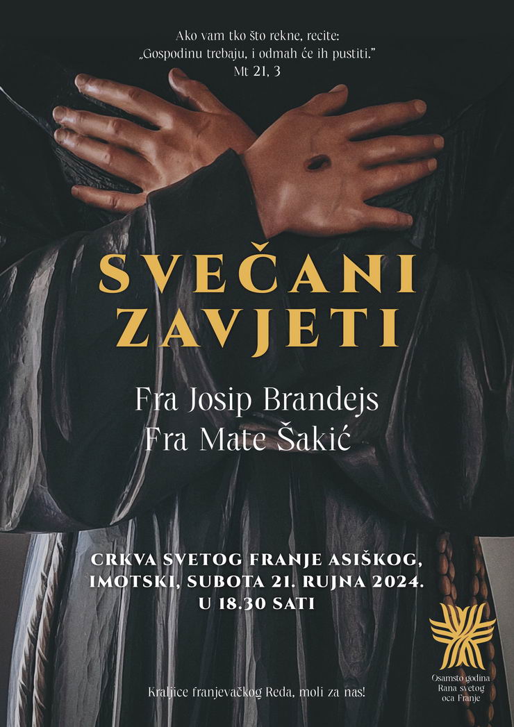 svecani zavjeti 21 09 2024
